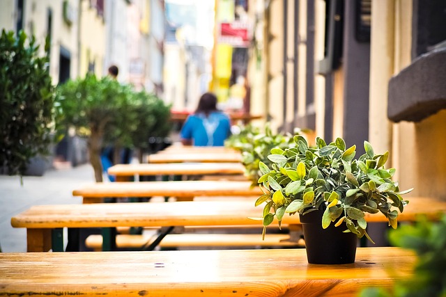 Outdoor seating Saratoga Springs restaurants