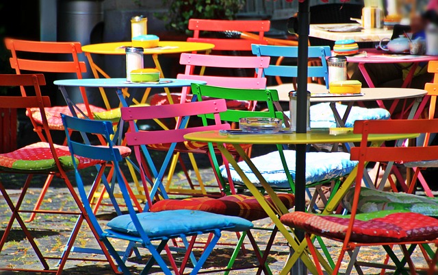 Outdoor seating Saratoga Springs restaurants